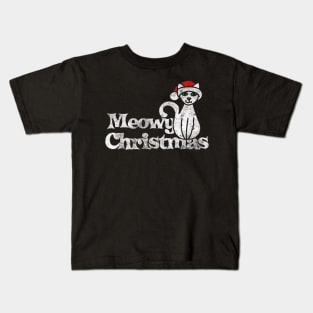 Meowy Christmas Kids T-Shirt